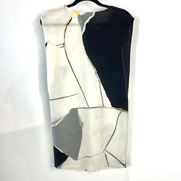 AllSaints Anais Torn Print Sleeveless Shift Dress - Picture 3 of 11